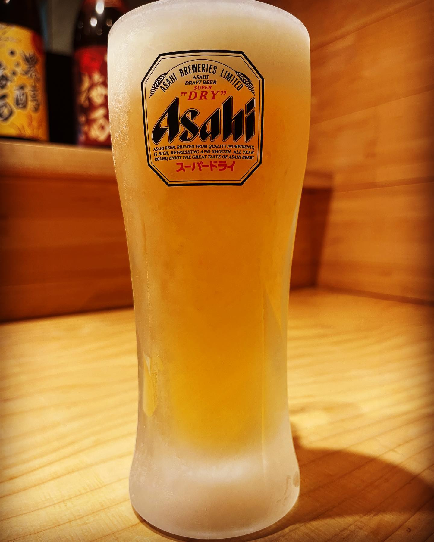 やっぱﾋﾞｰﾙはｷﾝｷﾝに冷えたｱｻﾋｽｰﾊﾟｰﾄﾞｩﾗ～ｲ